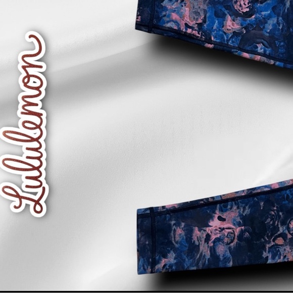 Lululemon Wunder Under Pant Full-On Luon Moody Mirage Bark Berry Deep Navy - Picture 4 of 12